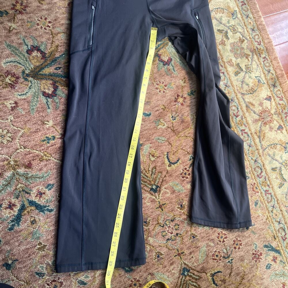 Athleta Rainier Bootcut Black Fleece Lined Stretch Hiking Outdoor Gorpcore XL - Picture 9 of 11